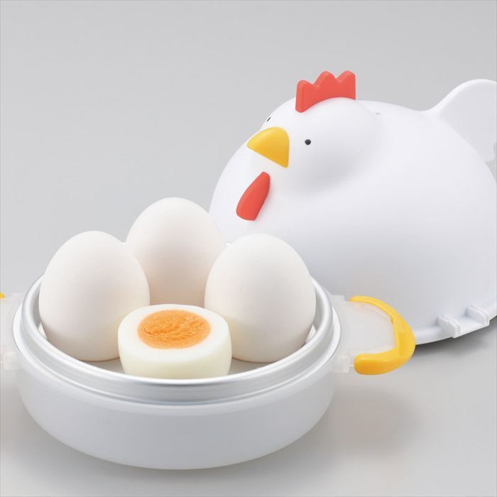  レンジでらくチン!ゆでたまごにわとり白 RE-1506  内祝 内祝い お祝 御祝 記念品 出産内祝い プレゼント 快気祝い 粗供養 引出物