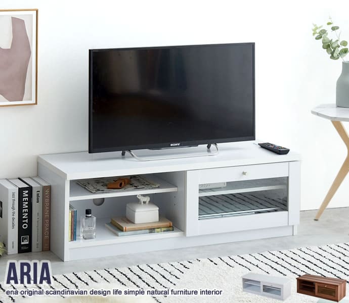 テレビ台 テレビボード ローボード おしゃれ 一人暮らし 白 北欧 収納 コンパクト スリム 省スペース 幅100cm 韓国 インテリア TVボード AVボード 木製 ガラス 新生活