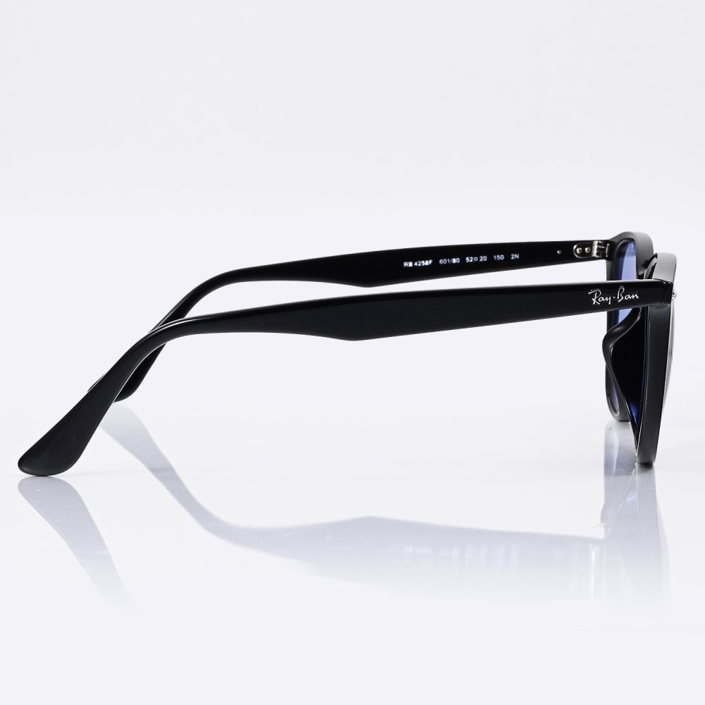 レイバン Ray-Ban サングラス 国内正規品 52サイズ ローブリッジフィット アジアンフィット ウェリントン スクエア型 男女兼用 メンズ レディース ブルー RB4258F 601 80 52 20 150 2N 【スペシャルラッピング660円(別売り)】送別会 誕生日 お中元 結婚祝い 結婚式 高級 父の日 母の日 ホワイトデー
