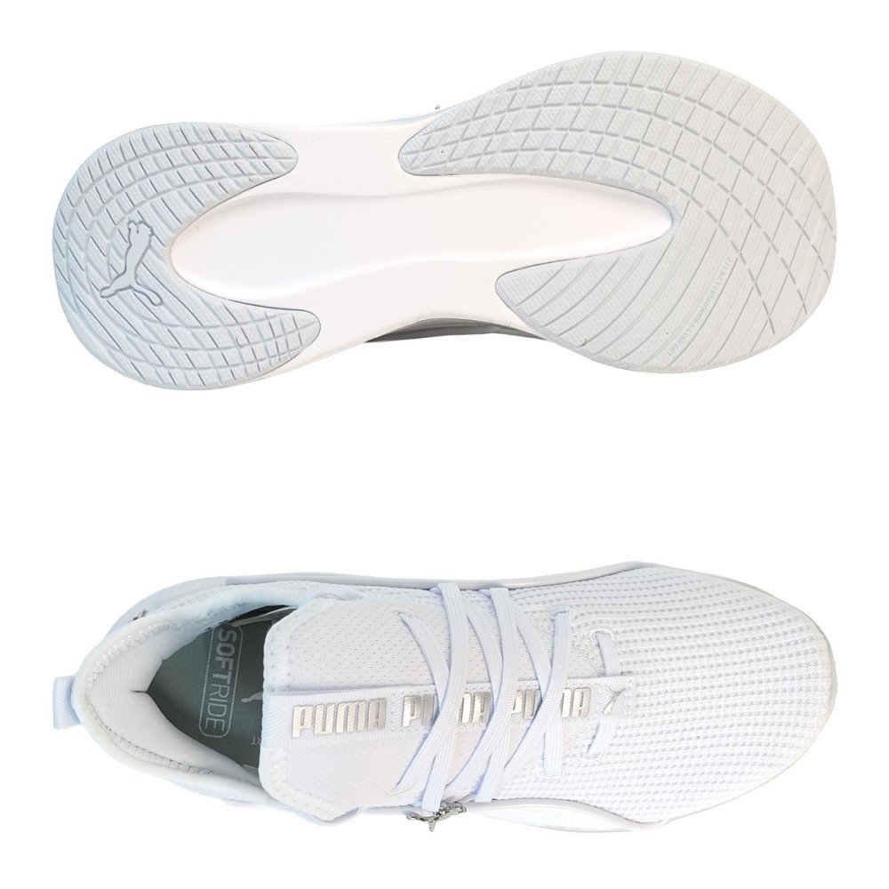 プーマ PUMA  レディース スニーカー ソフトライド SOFTRIDE プーマ レディース スリッポン 313719-03 ホワイト/シルバー