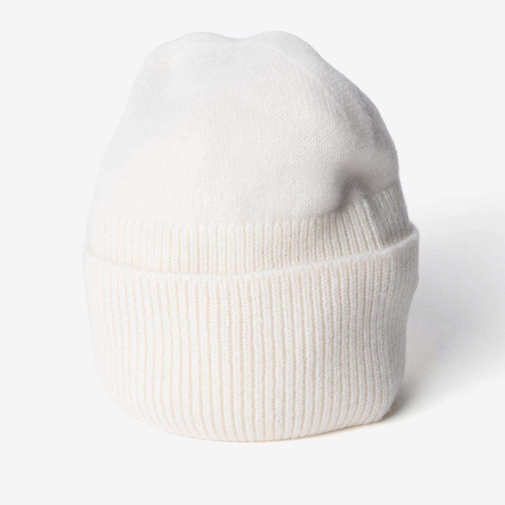 パトゥ PATOU WOOL CASHMERE BEANIE ウール カシミア ビーニー AC0788041 ニット帽 ロゴ レディース 帽子
