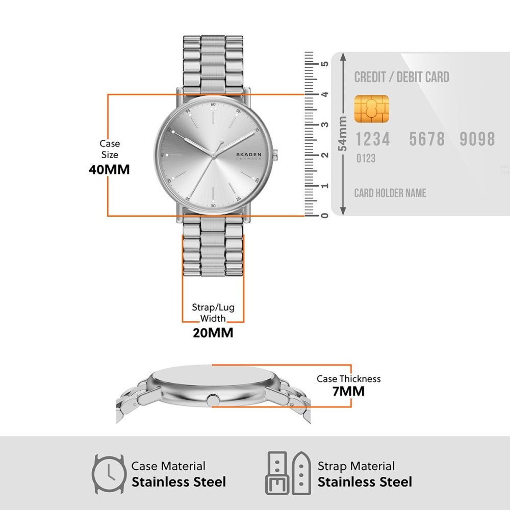 スカーゲン SKAGEN 腕時計 メンズ 三針 SIGNATUR   SKW6950【2026 新作】
