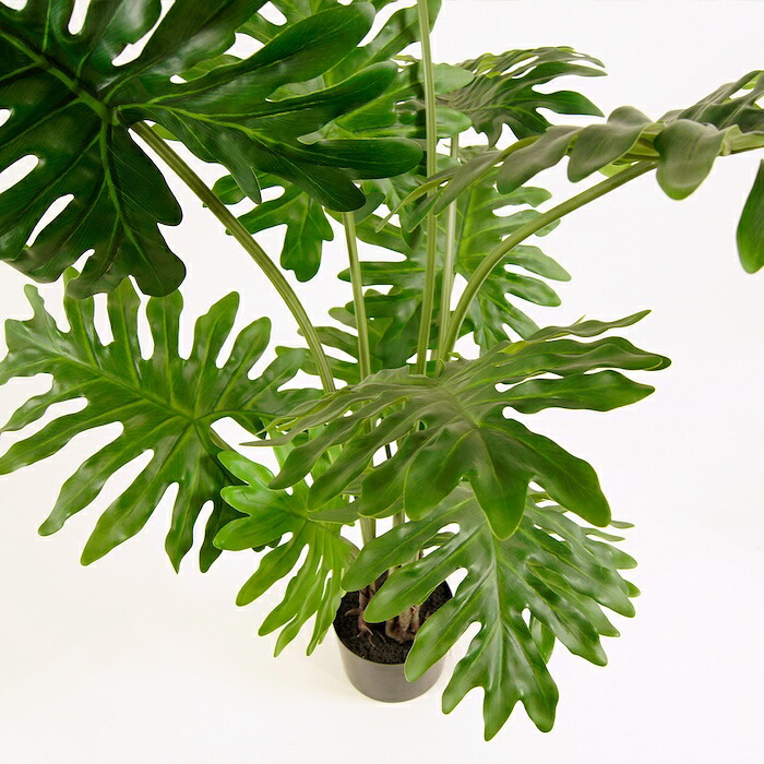 観葉植物 造花 セローム BROWN 全高約130cm 大型 フェイクグリーン 本物そっくり おしゃれ インテリア 人工観葉植物 アーティフィシャルグリーン オフィス 店舗 ホテル 開店祝い 室内 フィロデンドロン フェイク