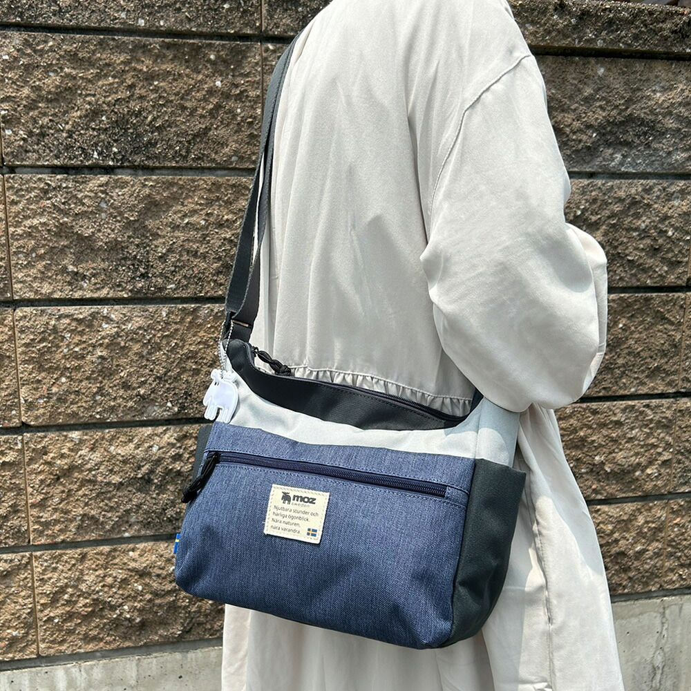 モズ ショルダーバッグ レディース メンズ ユニセックス 斜めがけ 軽量 仕事 旅行 大人 ポケット 多収納 かわいい コンパクト 通勤 カバン moz ZZEI28