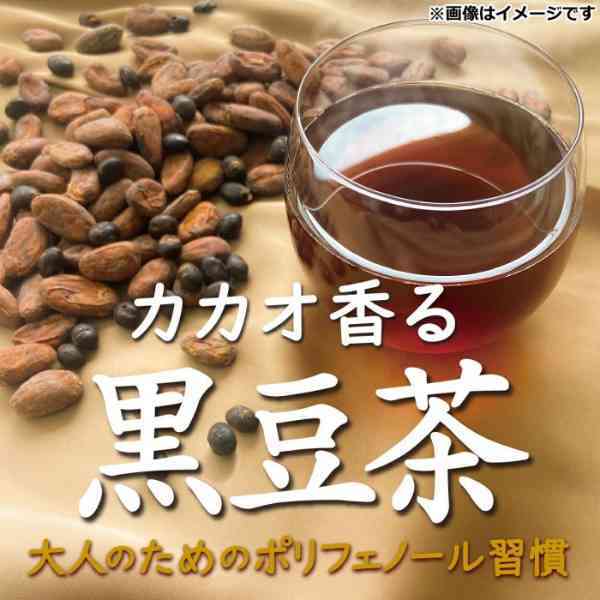 カカオ香る黒豆茶 14包 ティーバッグ 国産黒豆使用 カカオシェル配合 ノンカフェイン 健康茶 ティーパック ポリフェノール HMPA 配合 美容茶 お茶 ティー ティーバッグ ギフト プレゼント 贈り物