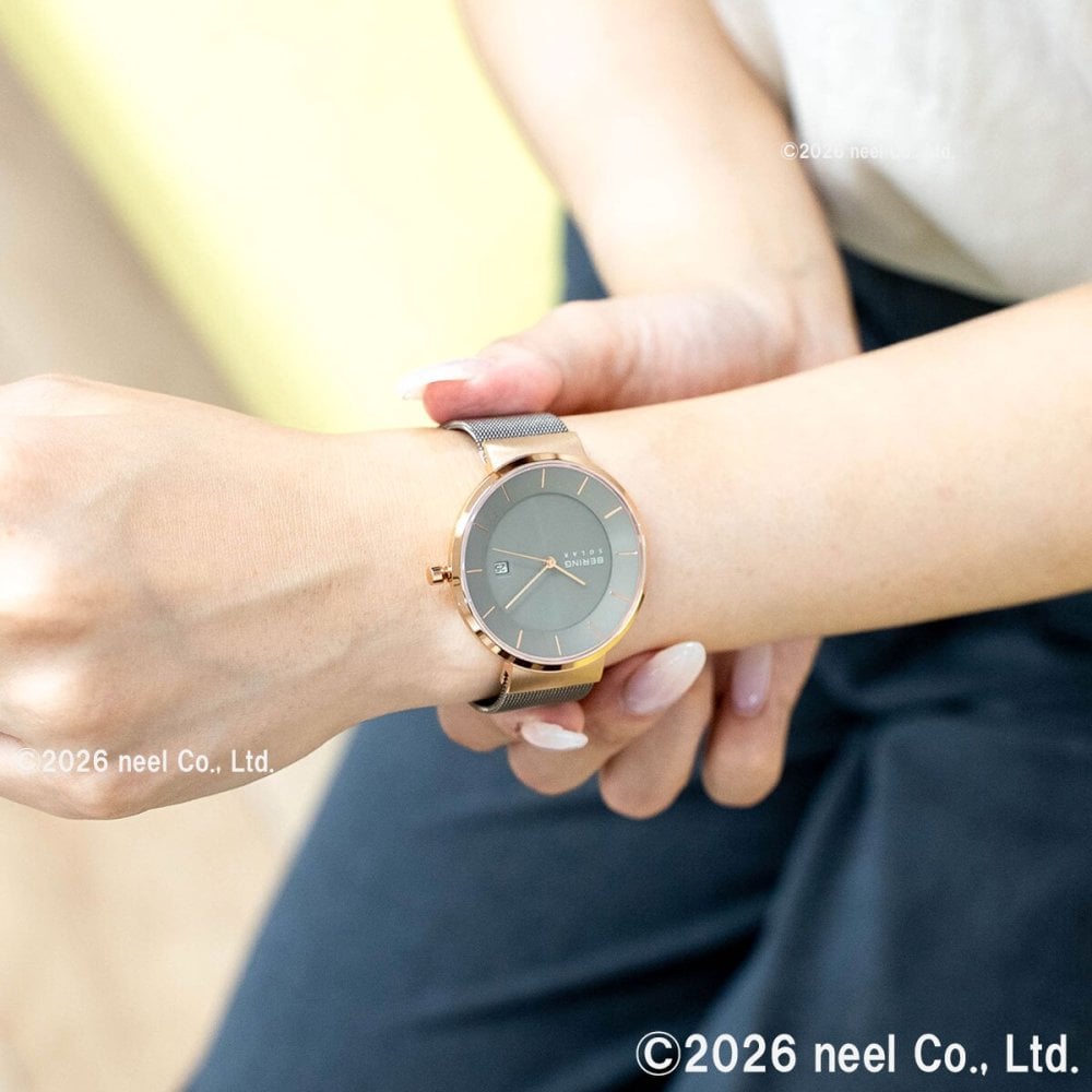 ベーリング BERING 腕時計 メンズ レディース ソーラー 日本限定モデル ペアモデル スカンジナビアンソーラー Scandinavian Solar 14639-369