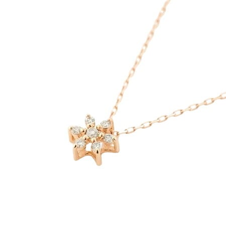 【無料ラッピング】  ヨンドシー 4℃ アクセサリー K10ピンクゴールド ネックレス ダイヤモンド ブランド 正規品 新品 ギフト プレゼント 人気 おすすめ 誕生日 記念日 クリスマス 送料無料