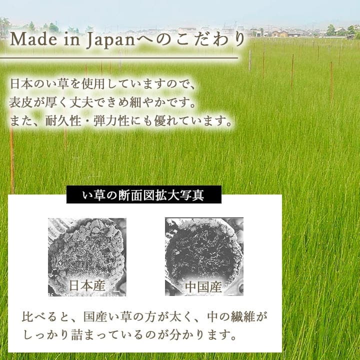 国産 い草 日本製 置き畳 ユニット畳 簡単 和室 ナチュラル 約82×82×1.5cm 6P 6枚組