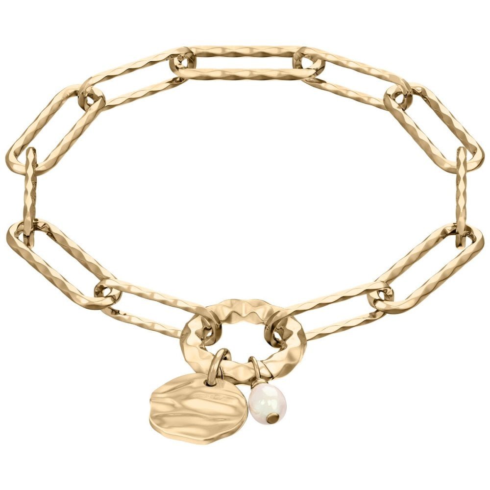 スカーゲン SKAGEN Agnethe Pearl アクセサリー ブレスレット ゴールドトーン レディース SKJ5027710