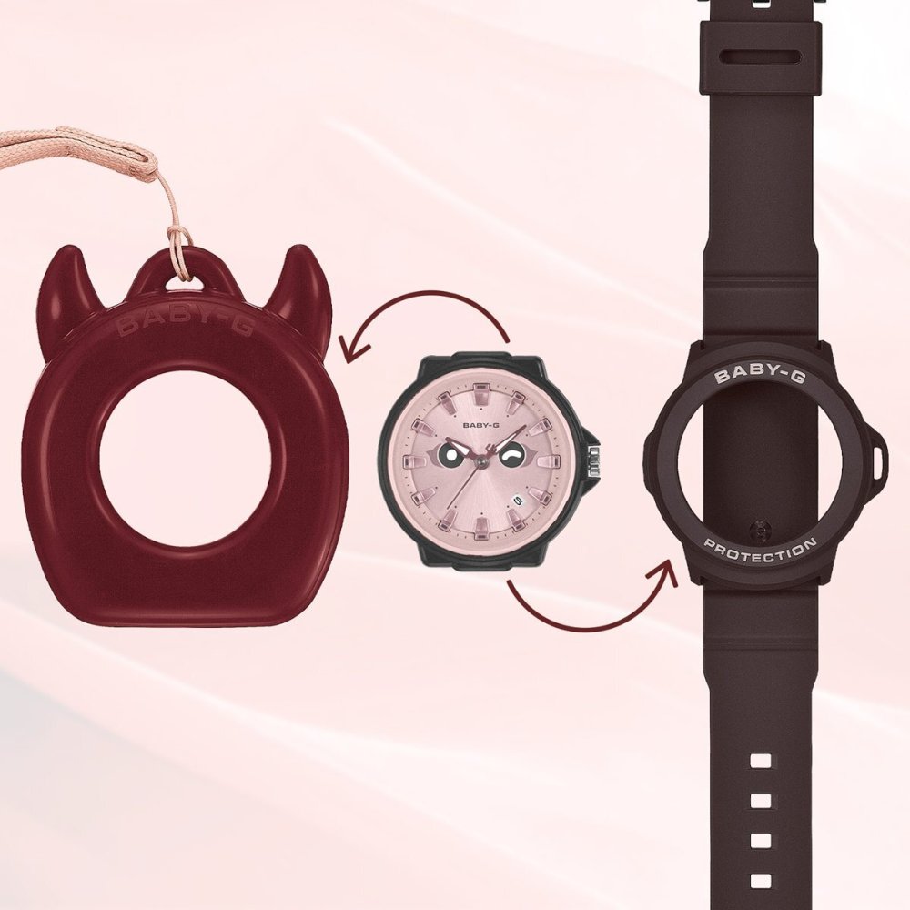 BABY-G＋PLUS カシオ ベビーG レディース アナログ 限定モデル 腕時計 BGA-20K-1AJR ベイビージープラス ストラップ付専用ホルダー付属【2026 新作】