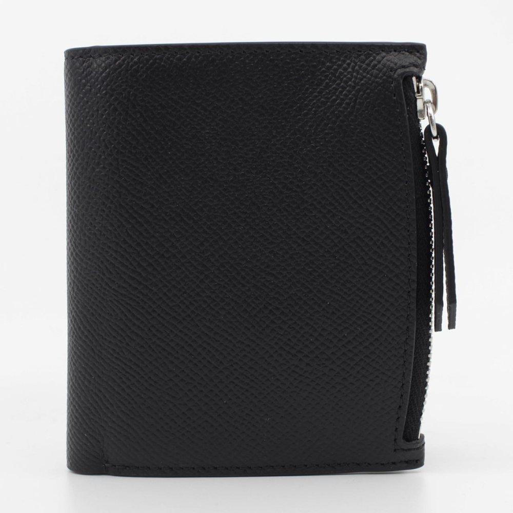 メゾン マルジェラ　Maison Margiela　二つ折り財布　SA1UI0020 P4745 T8103　ブラック　グレインレザー　コンパクト財布　ミニウォレット