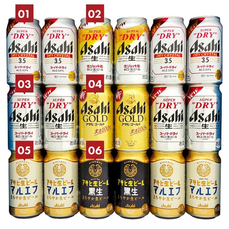  ビール アサヒ ビールギフト アサヒビール 飲み比べ 6種 18本 ビールセット 誕生日プレゼント お歳暮 お供え  詰め合わせ  詰め合わせ 出産 お祝い 内祝い お返し  送料無料 ◎