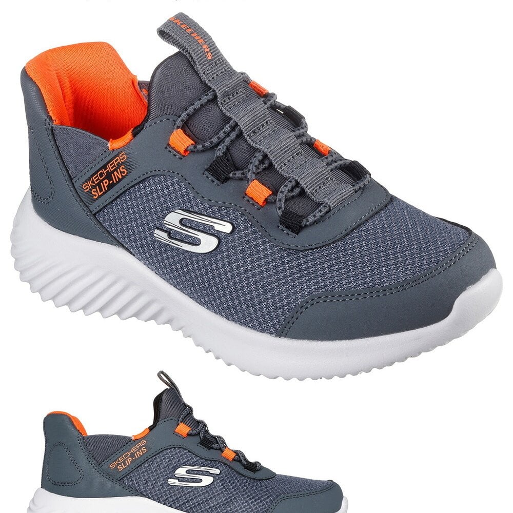 スケッチャーズ スリップインズ キッズ ジュニア スニーカー 男の子 女の子 運動靴 黒 ハンズフリー SKECHERS Slip-ins BOUNDER バウンダー ノーマル幅 403822N 403822L 303585N 303585L
