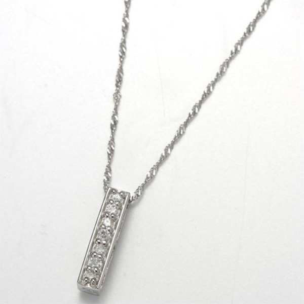 ダイヤモンド ネックレス 0.1ct 純プラチナ Pt999 リバーシブル ペンダント ダイヤ 8石 プラチナネックレス レディース ジュエリー アクセサリー ギフト プレゼント ラッピング 誕生日 記念日 妻 彼女 2WAY