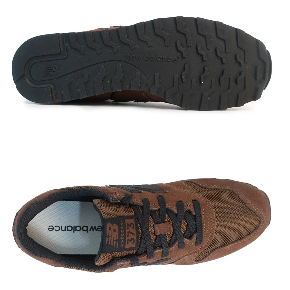 ニューバランス new balance スニーカー 373 メンズ レディース  ランニングスタイル シューズ 運動靴 靴 黒 NB M373 32V ブラウン