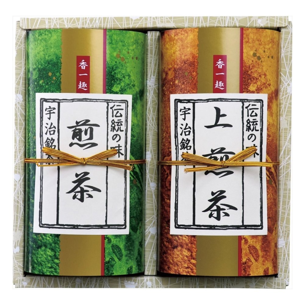 京都 仲井芳東園 宇治銘茶 詰め合わせ ギフトセット 2種 計2個入 上煎茶ほか 宇治茶 セット 日本茶 煎茶 京都産 茶葉【北海道・沖縄県・離島 配送不可】