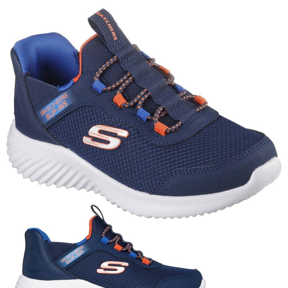 スケッチャーズ スリップインズ キッズ ジュニア スニーカー 男の子 女の子 運動靴 黒 ハンズフリー SKECHERS Slip-ins BOUNDER バウンダー ノーマル幅 403822N 403822L 303585N 303585L