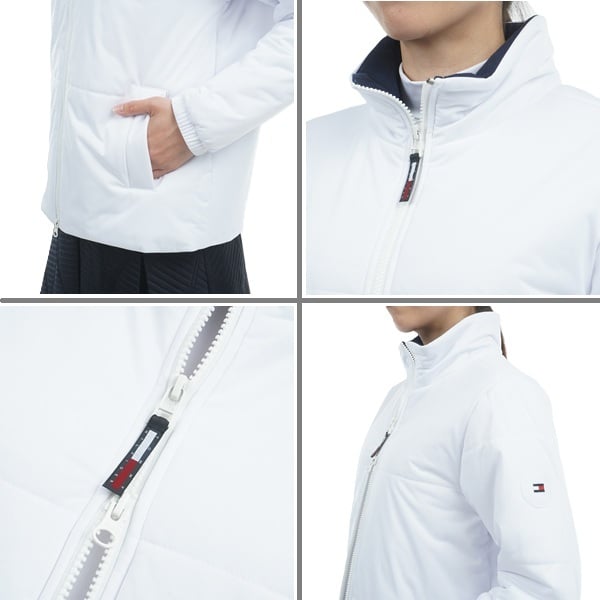トミーヒルフィガー ゴルフ レディース コーティングニット パテッドジャケット TOMMY HILFIGER GOLF THLA484 秋冬モデル お誕生日祝い お祝い 記念品 30代 40代 50代 60代 母の日 お母さん 還暦祝い 敬老の日 彼女 人気プレゼント プレゼント