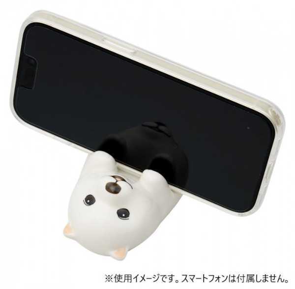 スマホスタンド ポメラニアン 磁器製 置物 スマホ立て タブレットスタンド 犬 雑貨 かわいい インテリア デスク周り おしゃれ ギフト プレゼント 贈り物 セトクラフト