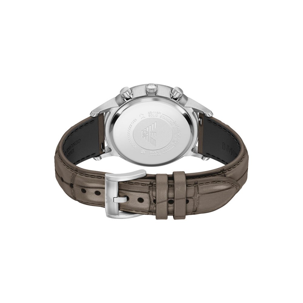エンポリオアルマーニ EMPORIO ARMANI 腕時計 メンズ クロノグラフ レザー AR11821【2026 新作】