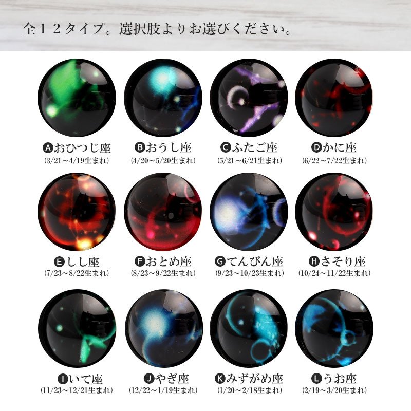 ステンレス 12星座ピアス 暗くなると光る 蓄光 ワンポイントピアス スタッドピアス 可愛い 誕生月 シルバー 片耳1点 ゾディアック 星 スター 宇宙 天体 綺麗 キラキラ メンズ レディース 金属アレルギー対応 イヤリング 男性 女性