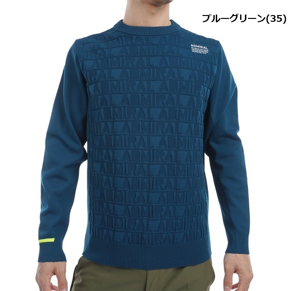 アドミラル ゴルフ メンズ ロゴジャガード タートルネックセーター ADMIRAL GOLF ADMA460 秋冬モデル お誕生日祝い お祝い 記念品 お父さん 父の日 彼氏 男性 30代 40代 50代 60代  還暦祝い 敬老の日 人気プレゼント プレゼント