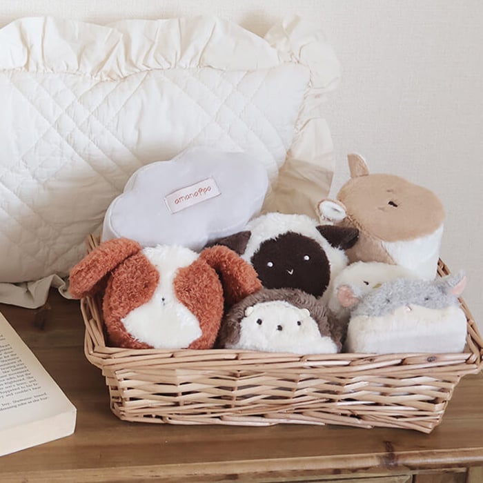 amanoppo あまのっぽ もちふわブロック ふわふわ＋ 森の新しいおともだち | どうぶつ 動物 アニマル ソフトブロック 布製 つみき 積み木 洗濯 洗える 赤ちゃん