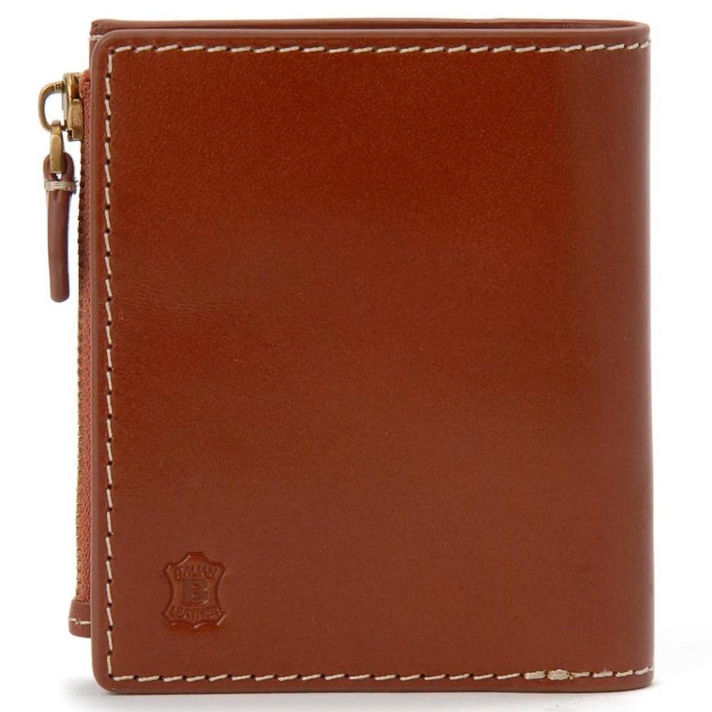 ベリーズヨーク　BELLIES YORK　コンパクト財布　二つ折り財布　BYTM1882BR　ブラウン　茶色　ベジタブルタンニン　イタリアンレザー　牛革　”エイジングを楽しむ革小物”