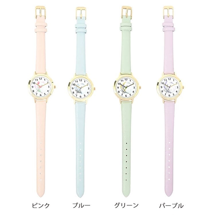 腕時計 レディース プティフ 定形外 送料無料 ST320 時計 ウォッチ 花柄 花 フラワー チューリップ アネモネ ミモザ ラベンダー ビジネス おしゃれ 通勤 通学 かわいい ギフト