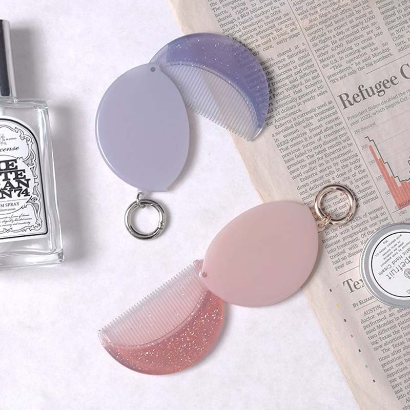 新作入荷 ヘアコーム ヘアブラシ ブラシ 折りたたみ コーム 櫛 クシ 静電気除去グッズ 静電気 帯電 静電気グッズ 髪 髪型 広がり 折りたためる コンパクト 薄い 美髪コーム メンズ レディース 美容 ヘアケア さらさら マッサージ 男性 女性 贈り物 お配りギフト