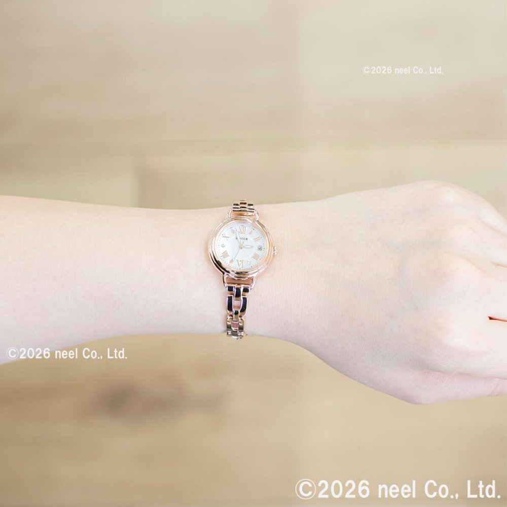 シチズン ウィッカ CITIZEN wicca ソーラーテック 電波時計 腕時計 レディース KL0-561-21 カフェタイム【2026 新作】