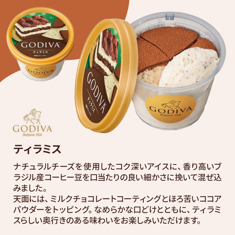 敬老の日 お中元 残暑見舞い アイス ギフト対応 ゴディバアイス アイスクリーム ミニカップ全6個セット 90ml×6入