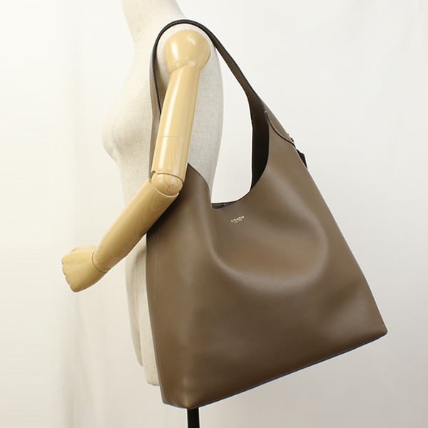 COACH コーチ ハンドバッグ セミショルダーバッグ ホーボーバッグ CU044 B4CBD BROOKLYN SB 39 ブルックリン グレー グレージュ