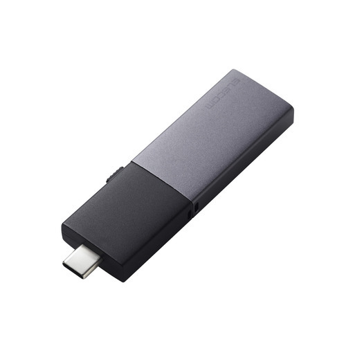エレコム ESD-EWC1000GBK USB Type-C USB-A対応 外付けポータブルSSD 1TB  ブラック