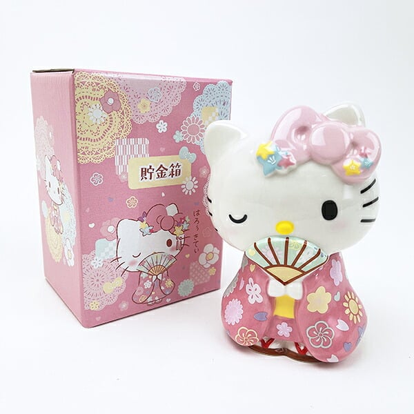 サンリオ ハローキティ 貯金箱 はんなり Sanrio