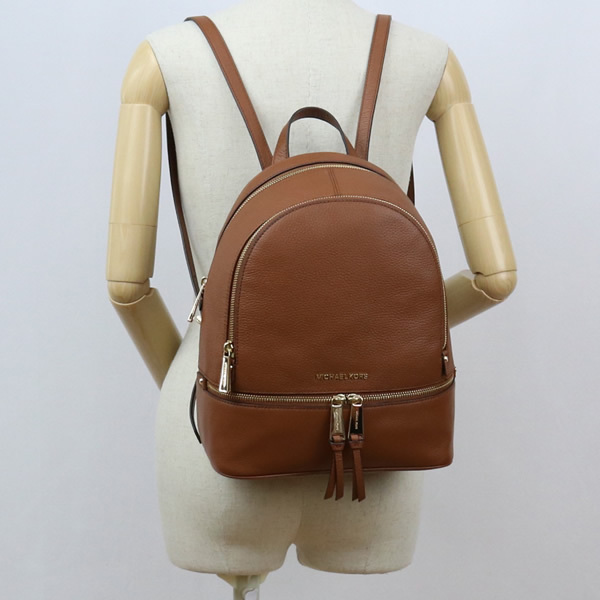 マイケルコース MICHAEL KORS リュック バックパック 30S5GEZB1L 230 RHEA ZIP ブラウン LUGGAGE