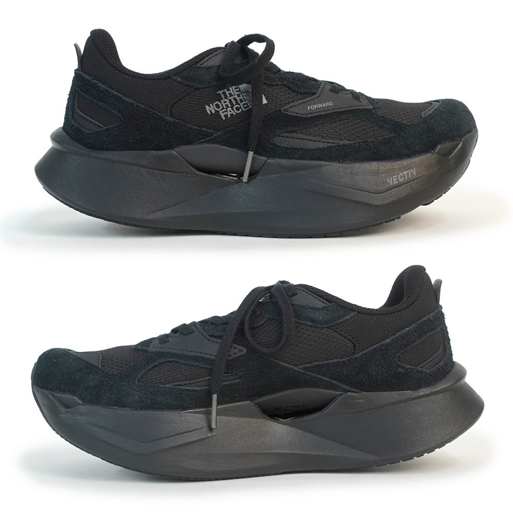 ノースフェイス THE NORTH FACE メンズ レディース スニーカー ベクティブ フォワード LS NF52648 KK TNFブラック×TNFブラック VECTIV FORWARD LS
