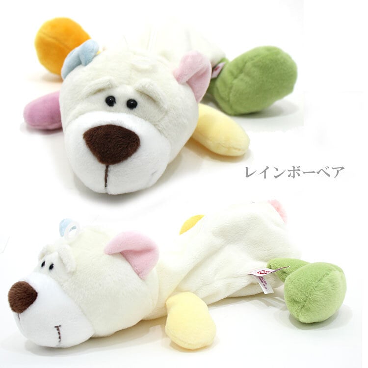  ニキ NICI フィギュア ポーチ 3090380 3890381 3090393 ペンケース  レインボーベア レインボーラビット サニーライオン レインボー