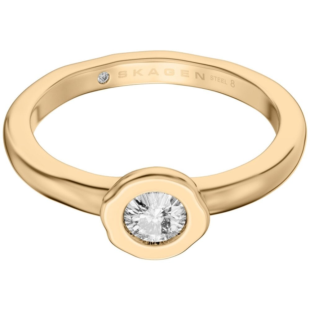 スカーゲン SKAGEN Moderne Glitz アクセサリー 指輪 リング ゴールドトーン サイズ（US）6.5 レディース SKJ50287106-5
