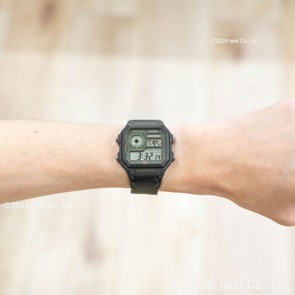 カシオ コレクション CASIO Collection デジタル 腕時計 メンズ AE-1200WHUB-3AJF【2025 新作】