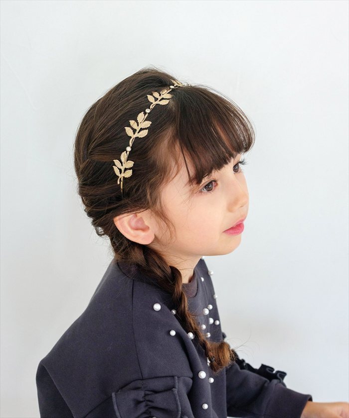 カチューシャ キッズ 通販 Rora ルリー ヘアアクセサリー 髪飾り 髪留め 子供 女の子 かわいい おしゃれ 可愛い オシャレ 細身 リーフ ストーン お出かけ フォーマル 発表会 結婚式 お呼ばれ 七五三 上品 きれいめ キッズファッション