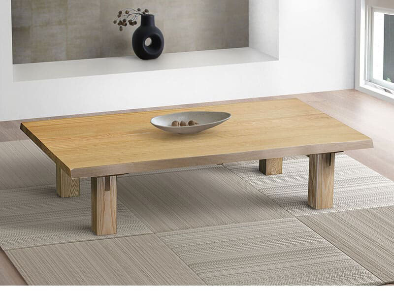センターテーブル 180 テーブル 木製 天然木 木目 ローテーブル 和モダン 和家具 食卓テーブル リビングテーブル 収納付き 収納 無垢材 デザイン 日本 タモ 新生活