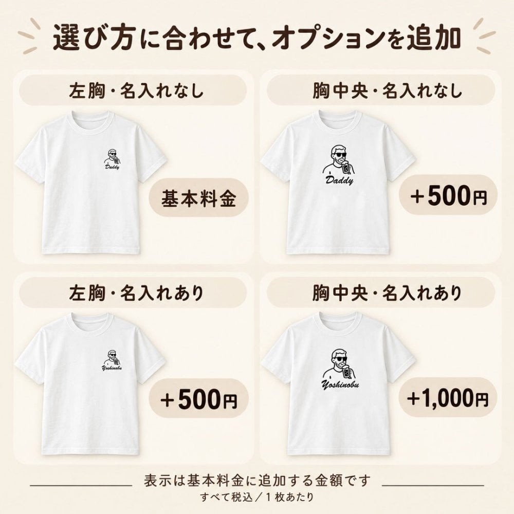 家族 イラスト プリント Tシャツ 長袖 名入れ 刺繍 リンクコーデ 家族写真 ウェディング 出産祝い マタニティーフォト サングラス おしゃれ 夫婦 ラッピング無料【送料無料】