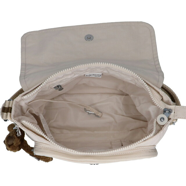 キプリング ショルダーバッグ レディース ブランド Kipling ダルマ B ロゴ ワンポイント 無地 KI8123-9LO Soft Sand