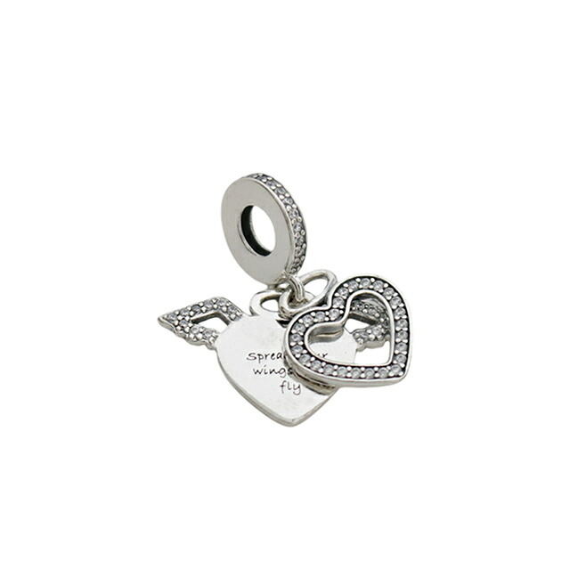 パンドラ PANDORA Heart and Angel Wings ブレスレットチャーム ダングルチャーム レディース 798485c01 シルバー