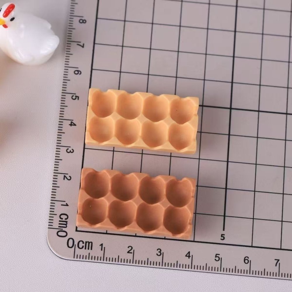 ミニチュア たまごセット 卵 エッグトレー にわとり ひよこ ミニチュア雑貨 オブジェ 食品サンプル フェイクフード ドールハウス 撮影小物 インテリア