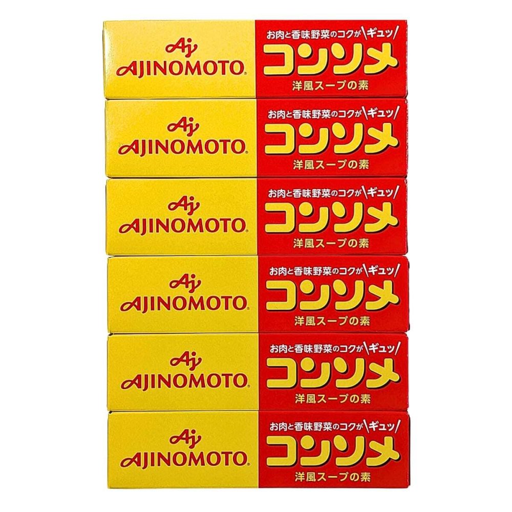 味の素 (AJINOMOTO) コンソメ固形 計42個 (7個入×6箱)  バラ売り 小分け お試し 洋風スープの素 ポイント消化　万能調味料 お試し 小分け バラ売り  料理 素 ストック　賞味期限202609迄 原価割れ ご奉仕