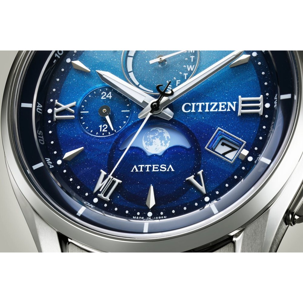 シチズン アテッサ CITIZEN ATTESA エコドライブ 電波時計 DEAR Collection 限定 腕時計 ペア メンズ ダイレクトフライト ムーンフェイズ BY1000-69L Limited Pair Model【2026 新作】