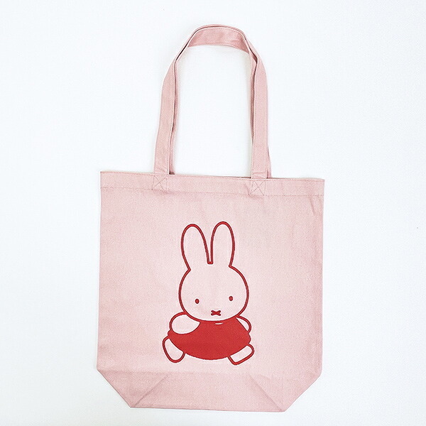 ミッフィー miffy トートバッグ アルキ ライトピンク カラフルシリーズ