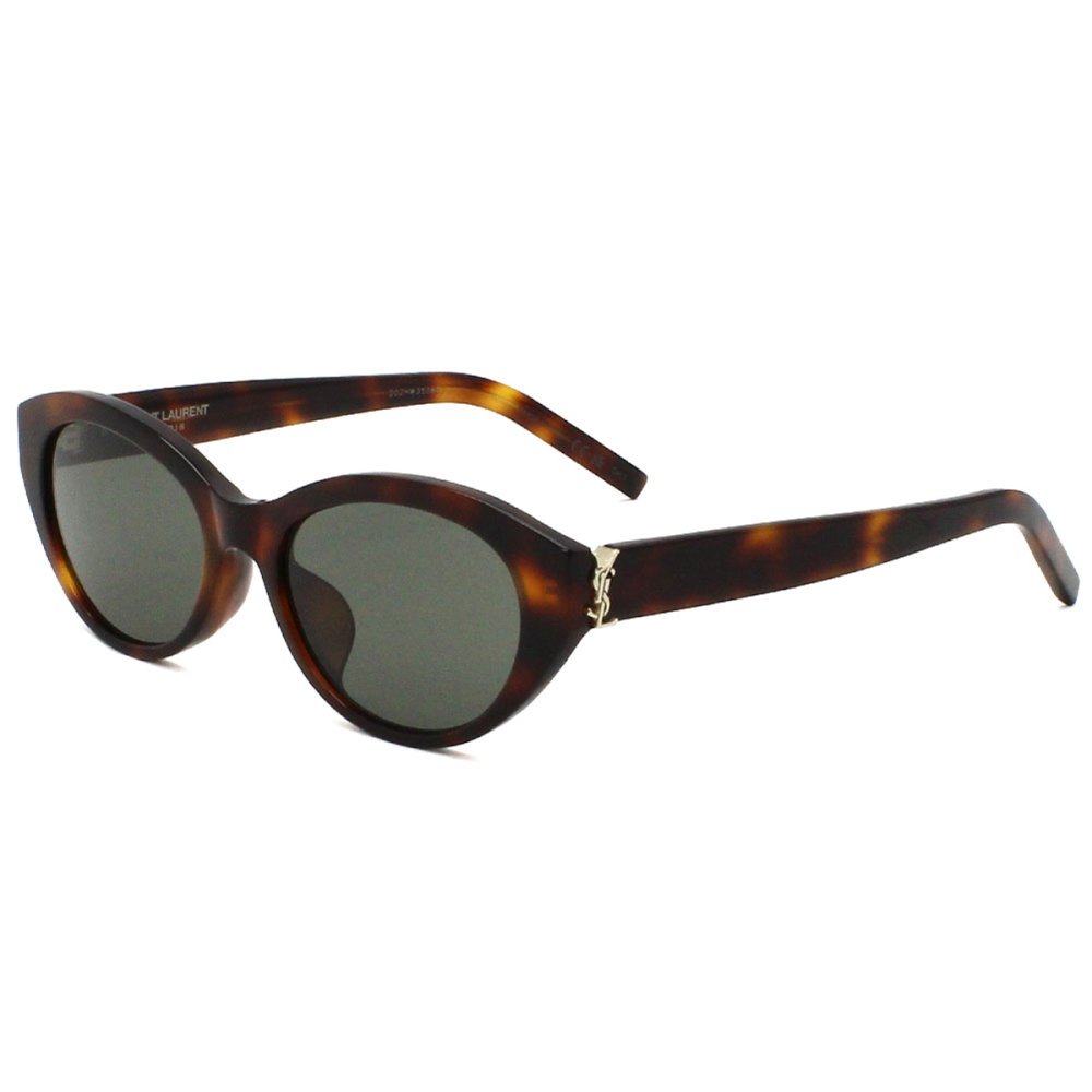サンローラン Saint Laurent サングラス アジアンフィット UVカット アイウェア キャットアイ フォックス SL M148/F-003 メンズ レディース ユニセックス ハバナ+グレー 国内正規品